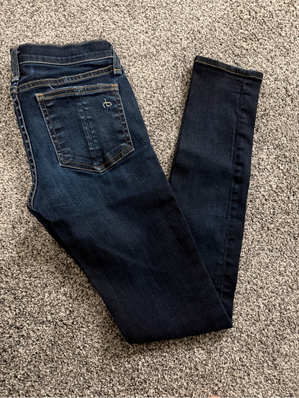 Rag & Bone dark wash skinny jeans size 24 #denim #skinny